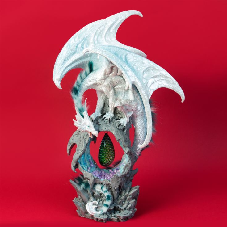 Mystic Legends White Dragon & Red Crystal 51cm product image