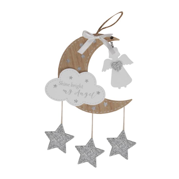 Thoughts of You Hanging Moon Plaque - Shine Bright My Angel product image