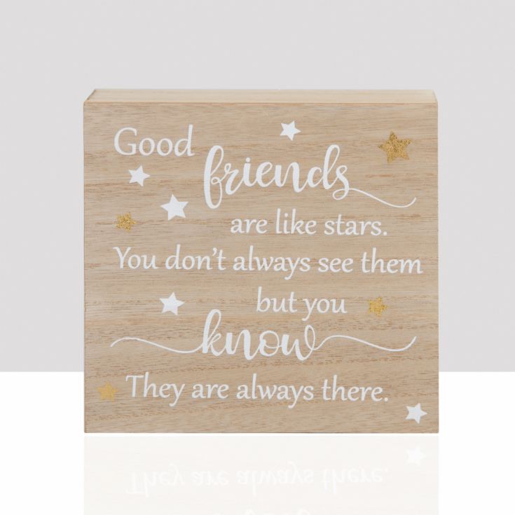 Thoughts of You Mantel Plaque - Good Friends product image
