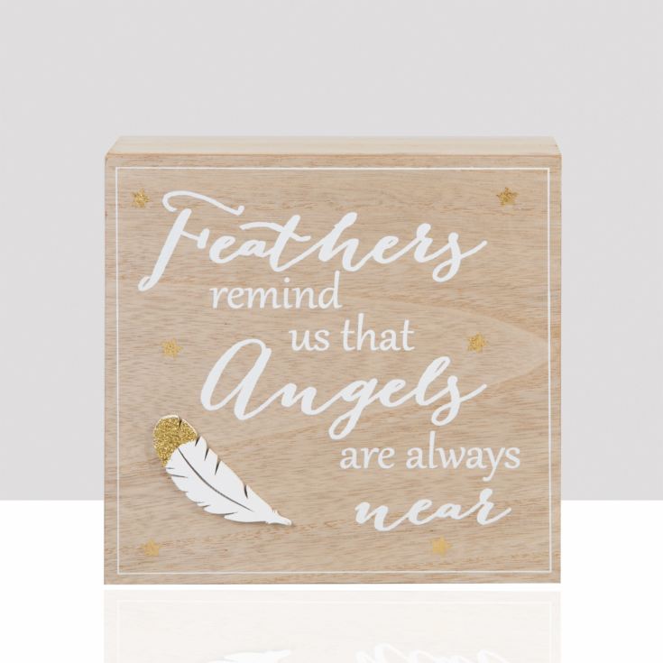 Thoughts of You Mantel Plaque - Angels Are Always Near product image