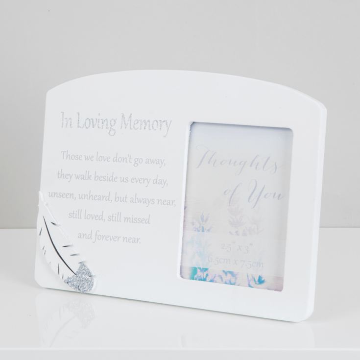 In Loving Memory Thoughts Of You Memorial Frame product image