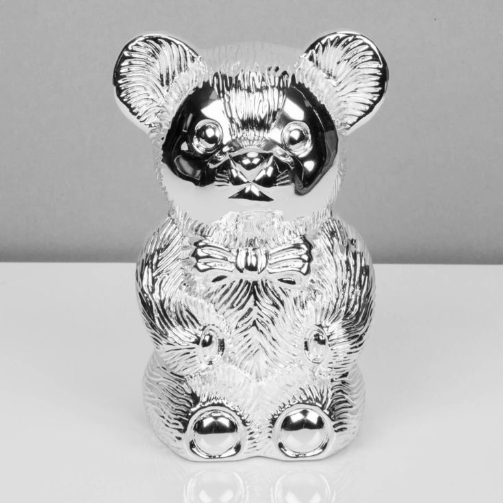 BAMBINO BY JULIANA® Silver Plated Teddy Bear Money Box product image