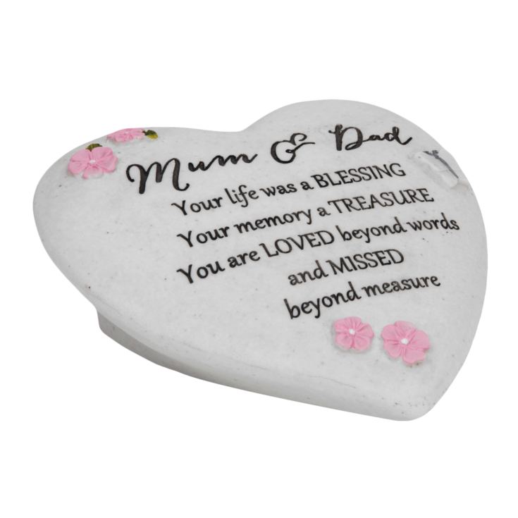 Thoughts of You Graveside Heart - Mum & Dad product image