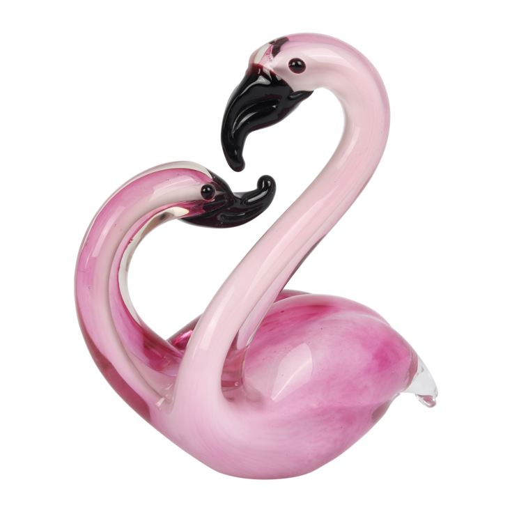 Objets d'Art Glass Figurine - Pink Flamingo product image