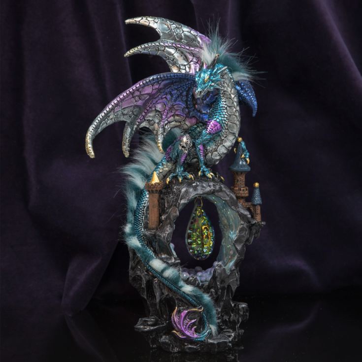 Mystic Legends Blue Dragon with LED & Crystal Pendant 34cm product image