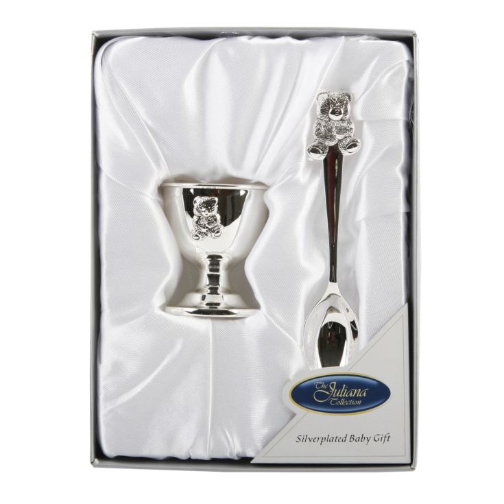 Silverplated Egg Cup & Spoon Set product image