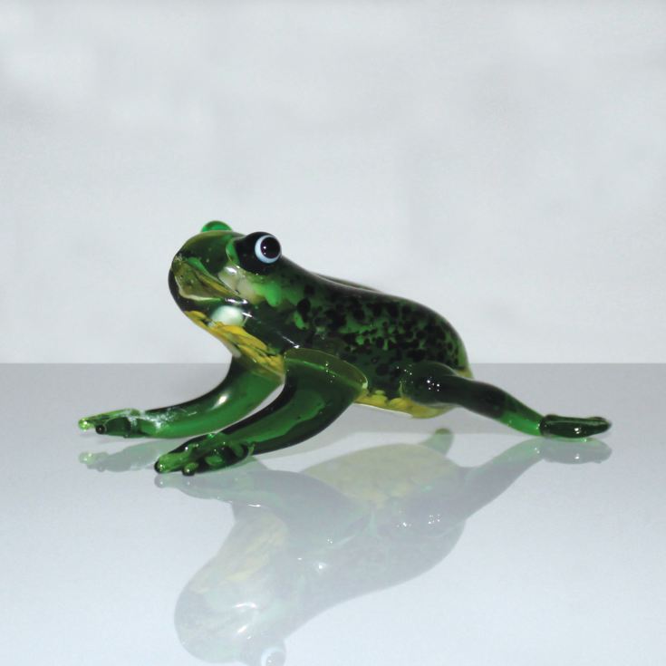 Objets d'art Miniature Glass Figurine - Frog product image