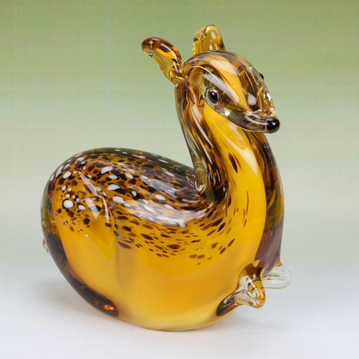 Objets d'Art Handmade Glass Figurine - Deer product image
