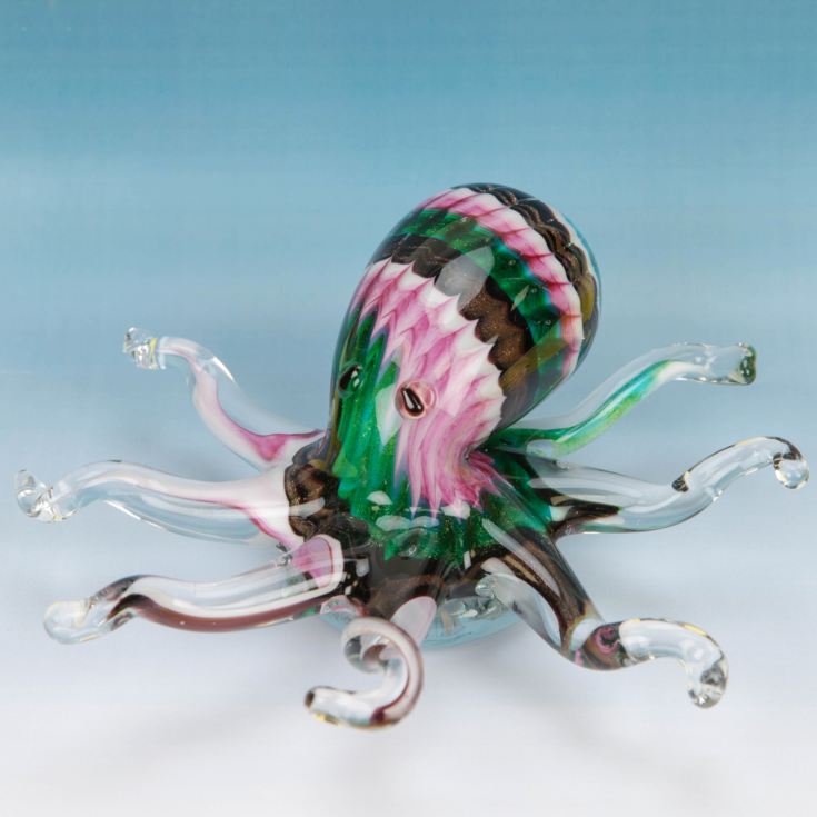 Objets d'Art Handmade Glass Figurine - Octopus product image