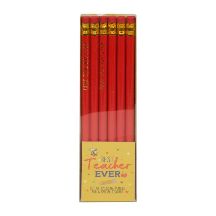 Set of 6 Best Teacher Ever Pencils product image