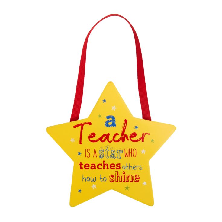 Star Shaped Plaque ''A Teacher Is A Star'' product image