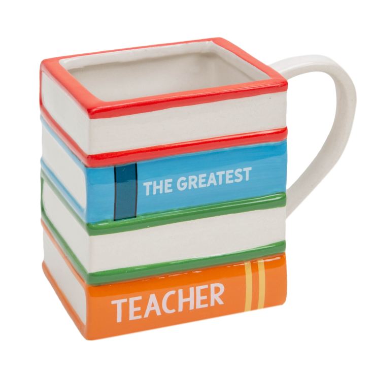 Thank You Teacher Stack Of Books Earthenware Mug product image