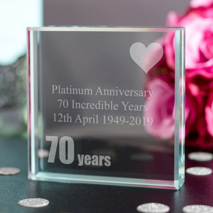 70th Platinum Anniversary Keepsake product image