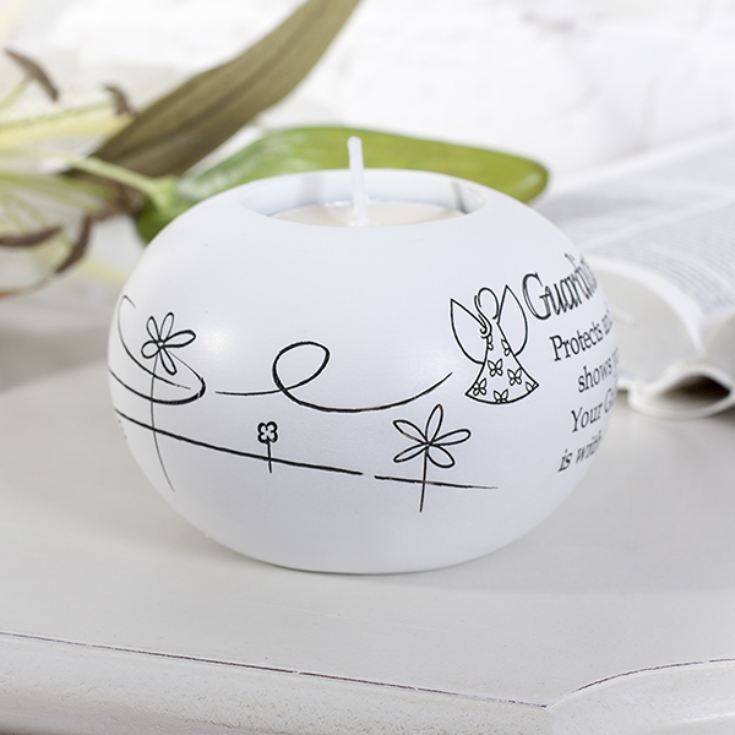 Guardian Angel Tea Light Candle Holder The Gift Experience