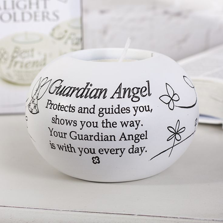 Guardian Angel Tea Light Candle Holder The Gift Experience