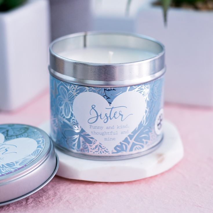 Said With Sentiment Sister Candle In A Tin product image