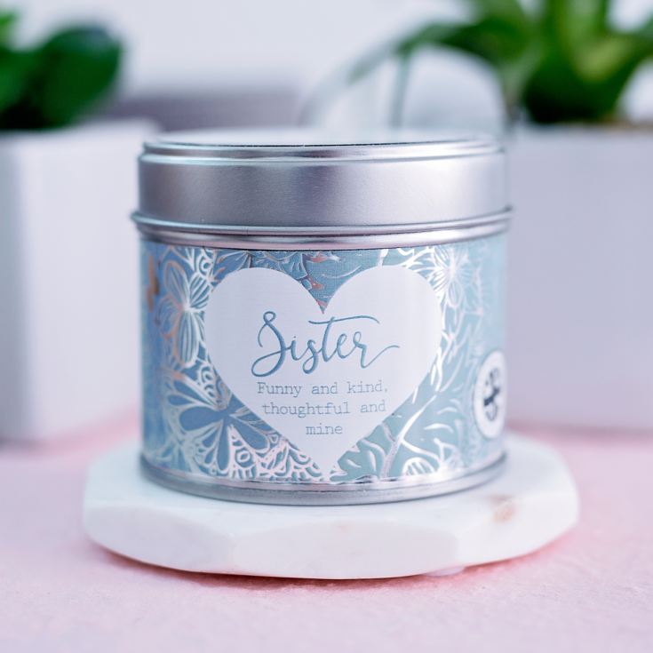 Said With Sentiment Sister Candle In A Tin product image