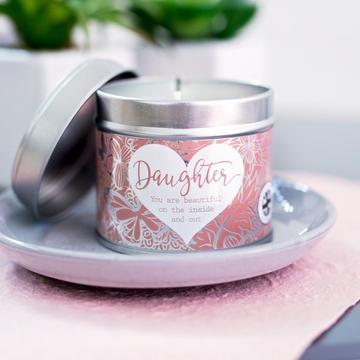 Said With Sentiment Daughter Candle In A Tin The Gift Experience