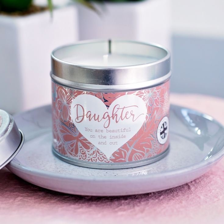 Said With Sentiment Daughter Candle In A Tin The Gift Experience