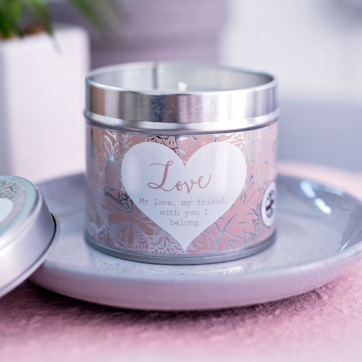 Said With Sentiment Love Candle In A Tin product image