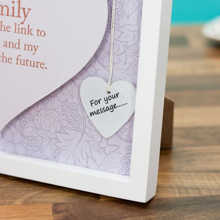 Family Sentiment Heart Art Frame product image