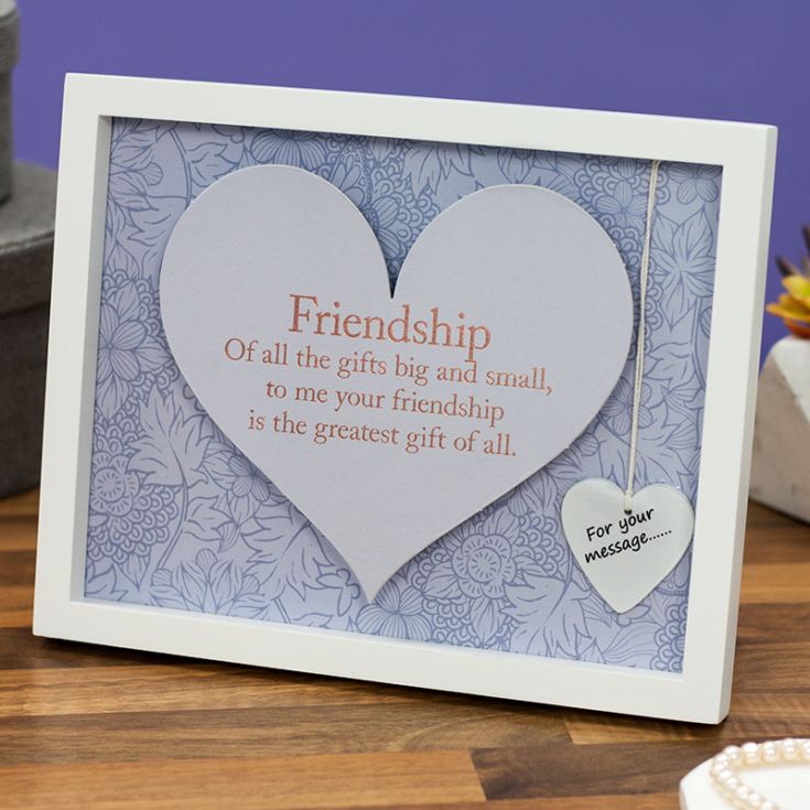 Friendship Sentiment Heart Art Frame product image