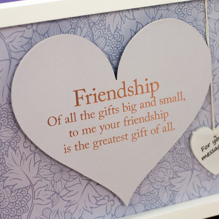 Friendship Sentiment Heart Art Frame product image