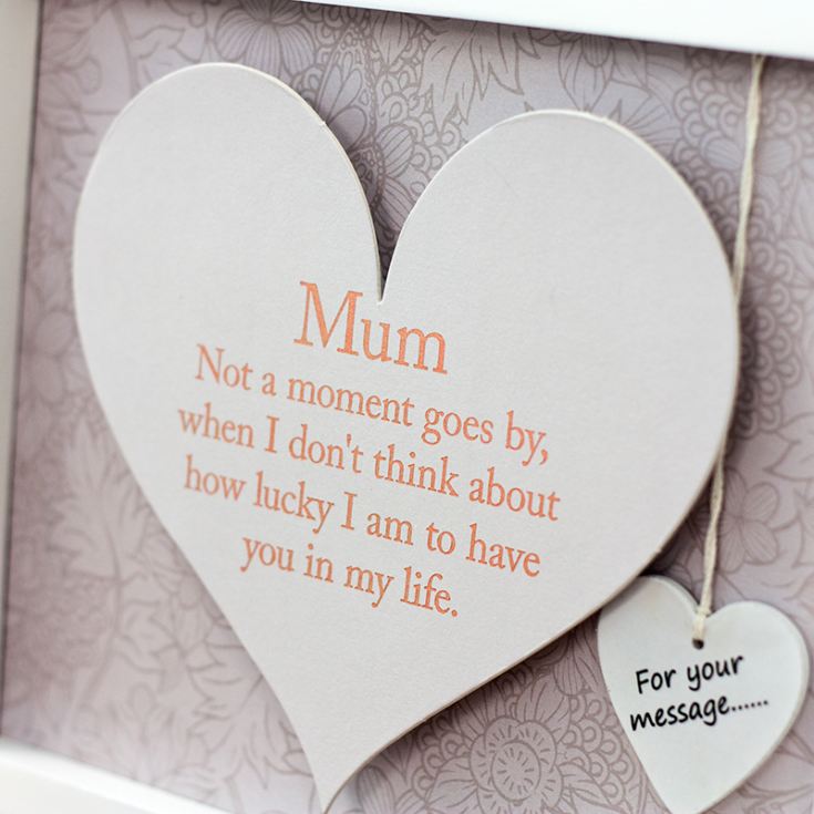 Mum Sentiment Heart Art Frame product image