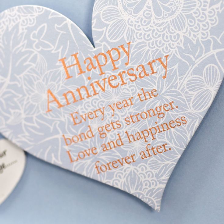 Happy Anniversary Sentiment Heart Art Frame product image
