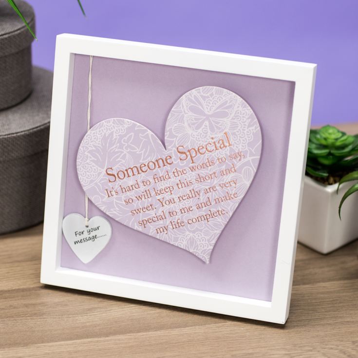 Someone Special Sentiment Heart Art Frame product image