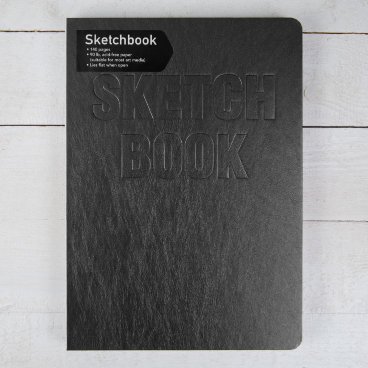 Studio Oh! Sketchbook Metallic Charcoal Leatherette product image
