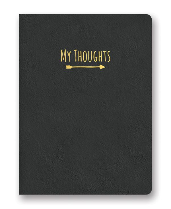 Large Leathereque Journals Black Out product image