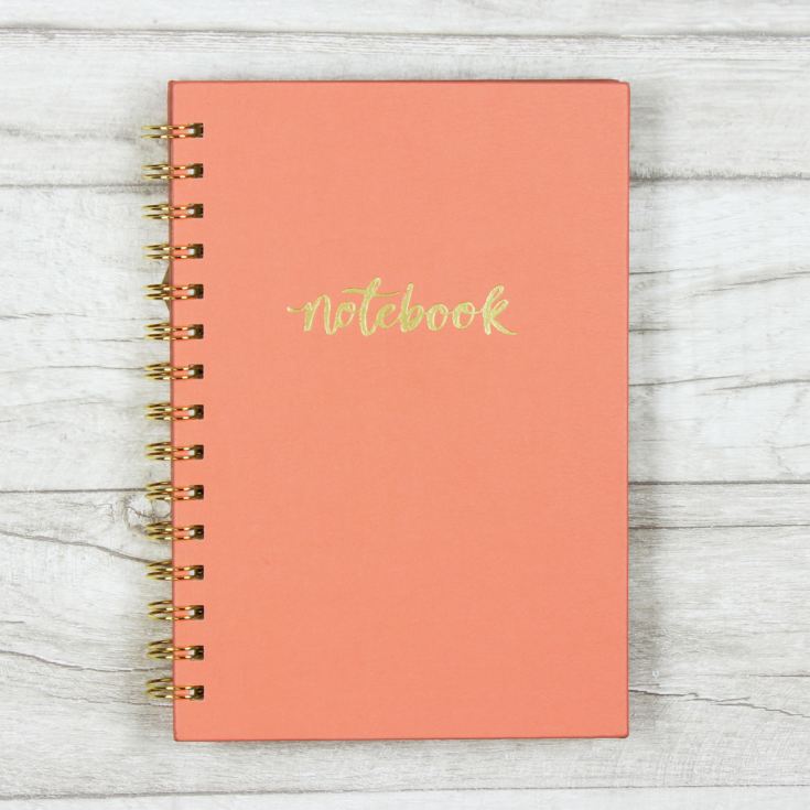 Studio Oh! Leatherette Spiral Notebook - Pop of Coral product image