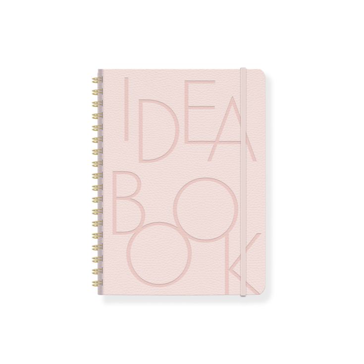 BOLD TYPE BLUSH FAUX LEATHER IDEA BOOK BULLET JOURNAL product image