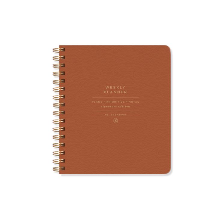 Orange Ring Bound Planner "Weekly Planner" product image