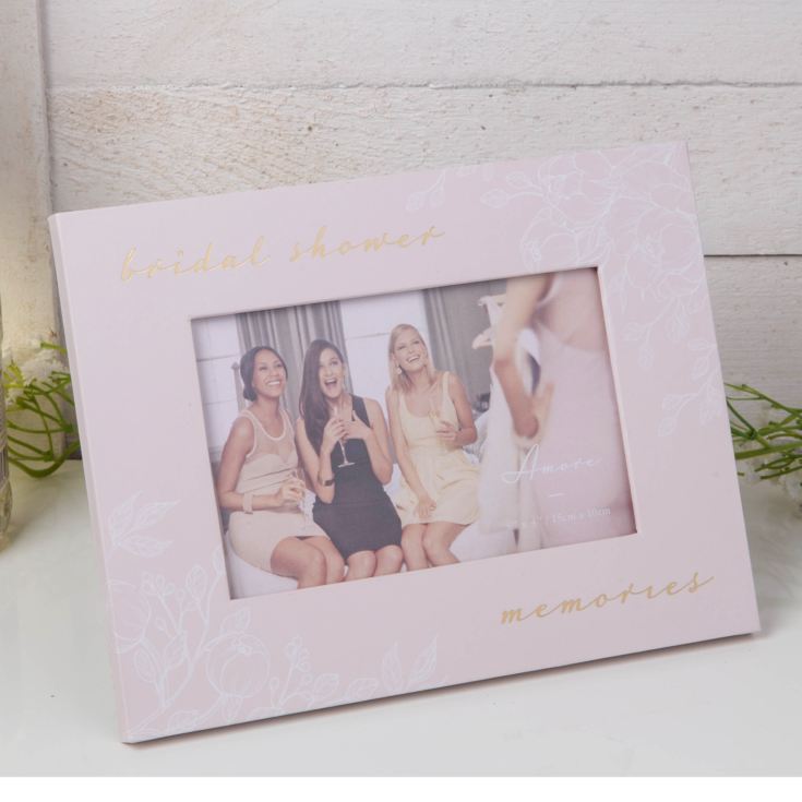 Amore Paperwrap Photo Frame Bridal Shower Memories 6" x 4" product image