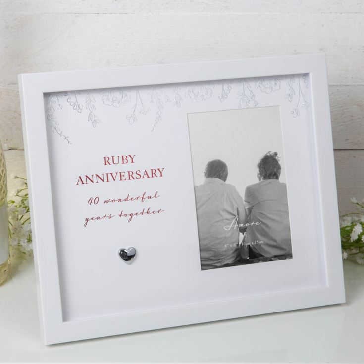 Amore Ruby Anniversary Frame 4" x 6" product image