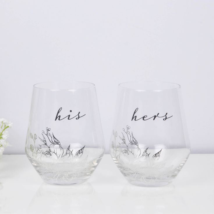 Amore His & Hers Tumbler Glass Set product image