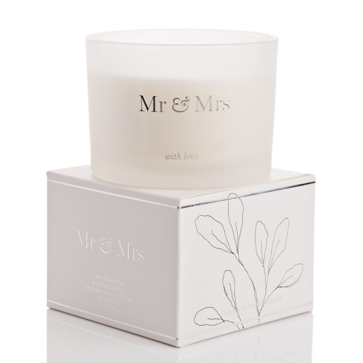 Amore 330g Double Wick Candle "Mr & Mrs" product image