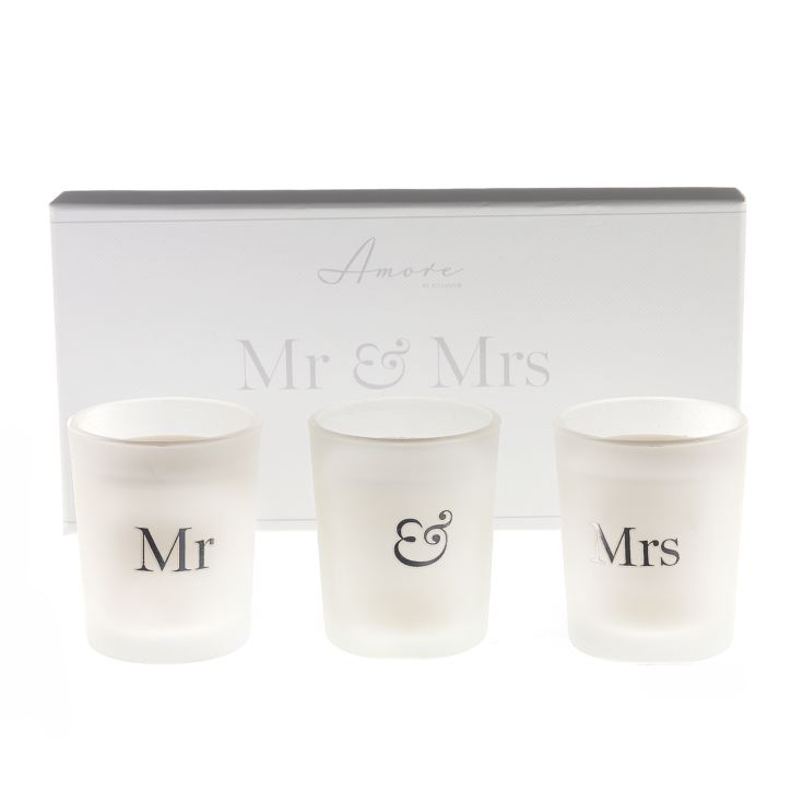 Amore Set of 3 Candles "Mr & Mrs" product image