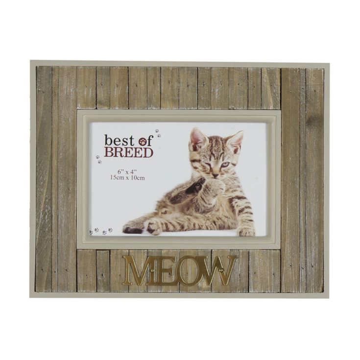 6" x 4" - Best of Breed Panel Photo Frame - Meow product image