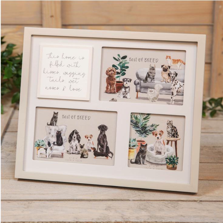Best of Breed Wooden Collage Pet Frame product image