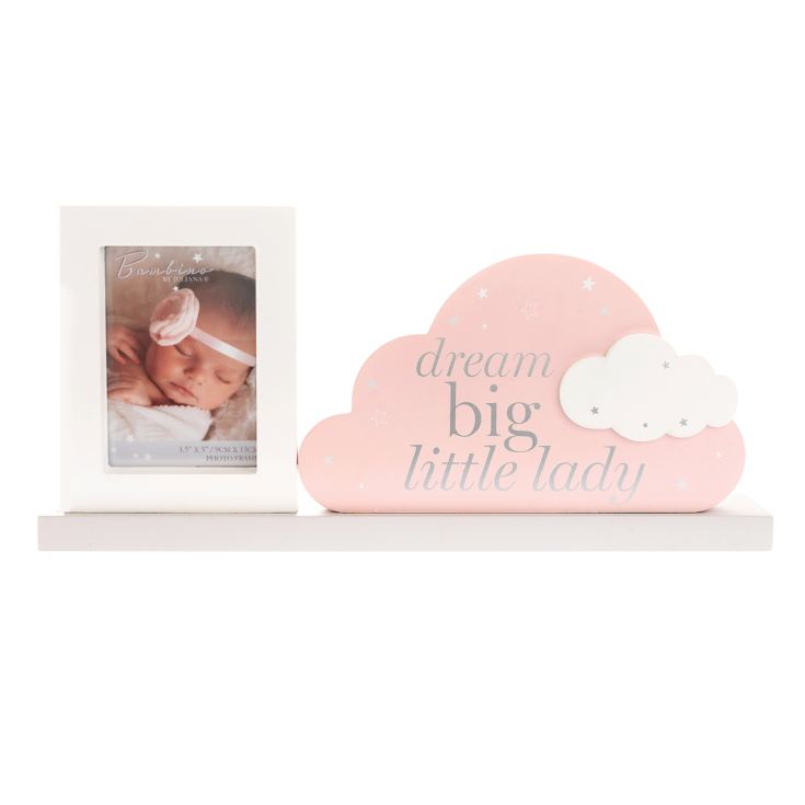 Bambino Mantel Plaque Frame "Dream Big Little Lady" 37cm product image