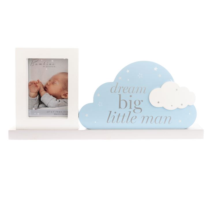 Bambino Mantel Plaque Frame "Dream Big Little Man" 30cm product image