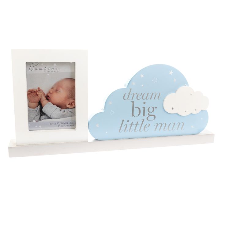 Bambino Mantel Plaque Frame "Dream Big Little Man" 30cm product image