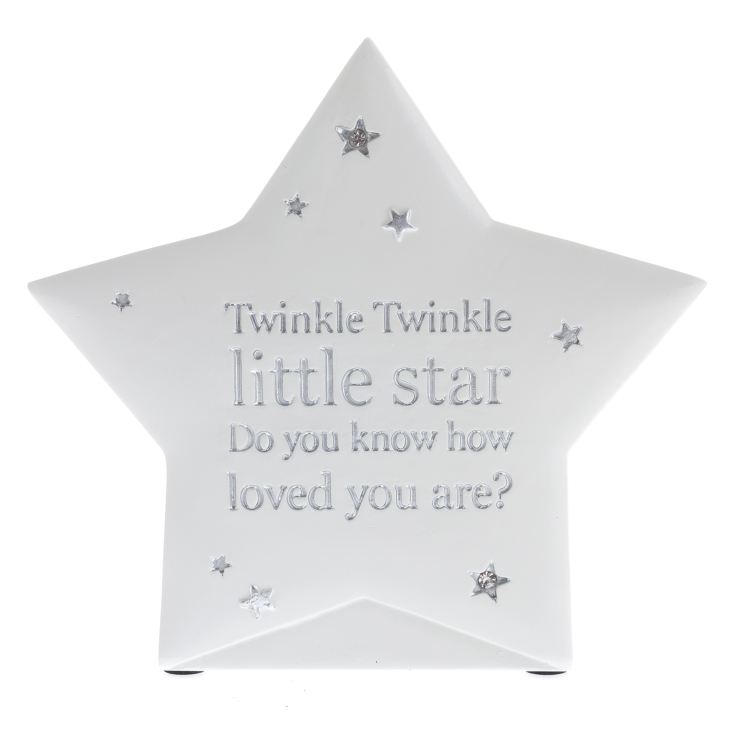 Bambino Star Shaped Resin Money Box "Twinkle Twinkle" 15cm product image