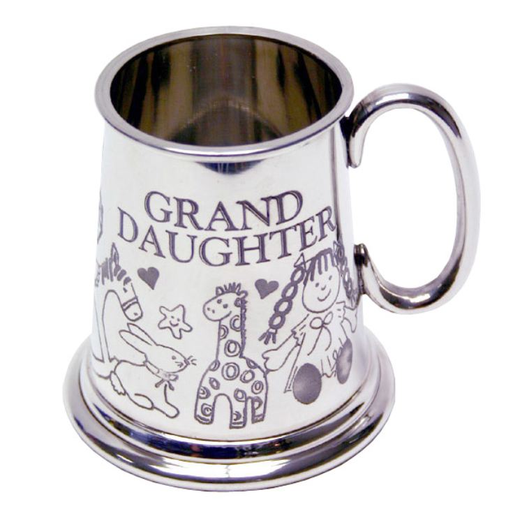 Baby Mug - Pewter Granddaughter - GIFT BOXED product image