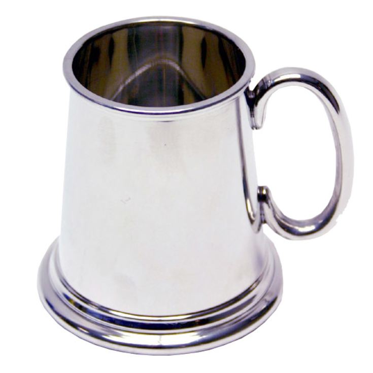 Baby Mug - Pewter Plain "C" Handle - GIFT BOXED product image
