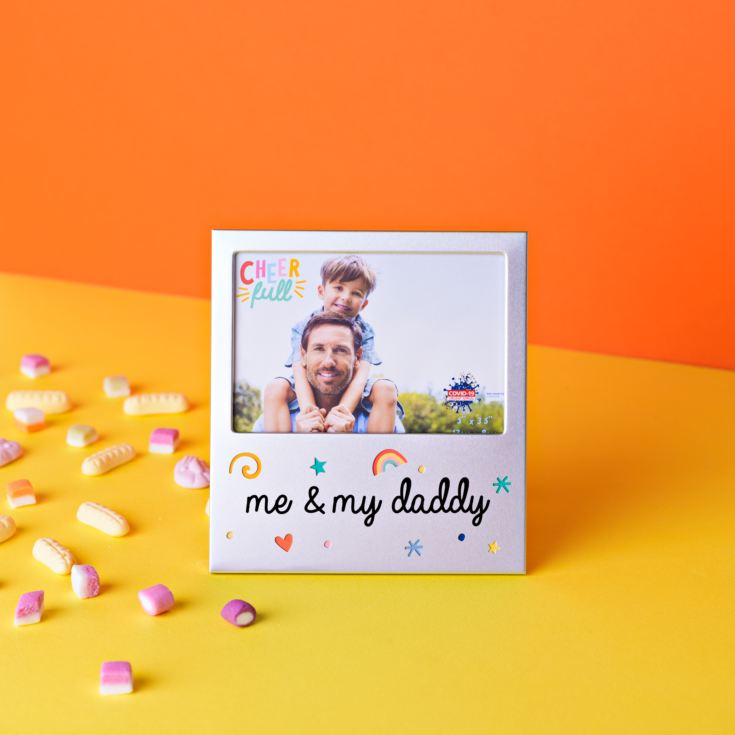5" x 3.5" Cheerful Aluminium Photo Frame - Me & My Daddy product image