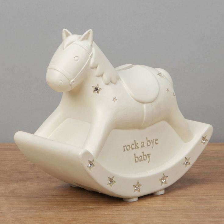 Bambino Resin Money Bank - Rocking Horse product image